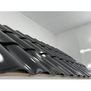 Buy cheap 50W Solar Roof Curve Tile Topcon Cell Photovoltaic Solar Energy System Shingle Panel Solar Tiles BIPV Curved Roof Tile from wholesalers