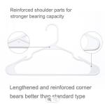 PP Thick Plastic Hangers Adult Clothing Plastic Tubular Hangers