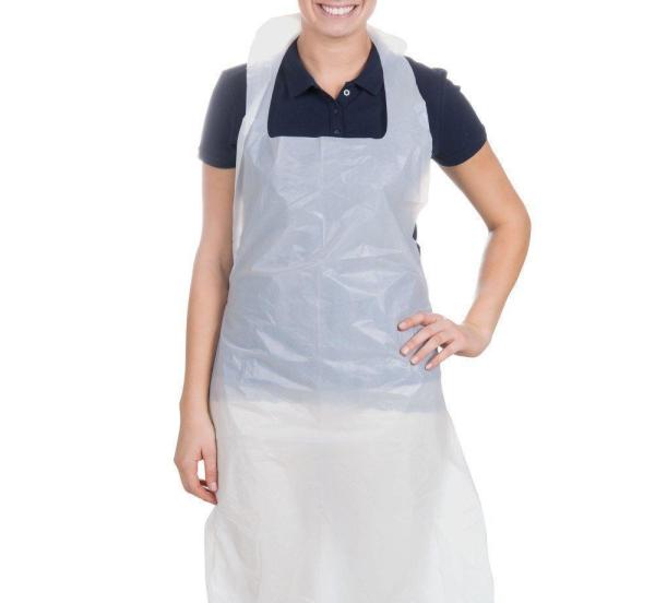 Buy cheap Disposable CPE Apron / Dental Apron Sleeveless With Superior Strength from wholesalers