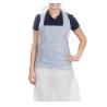Buy cheap White / Blue Disposable Aprons On A Roll Non Toxic Without Sleeves from wholesalers