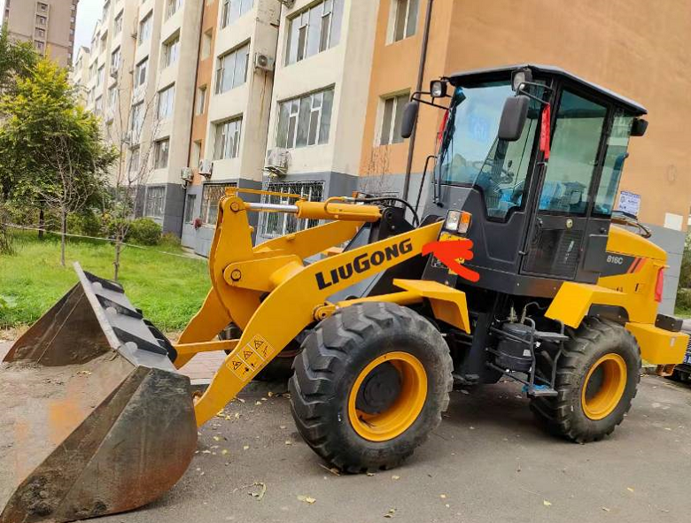 CLG816C Used Mini Loader 5ton Wheel Loader With 4M3 Bucket TOP 2021 Model