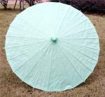 Wedding Party Chinese Paper Parasols Umbrella Solid Color 57cm Length 42cm
