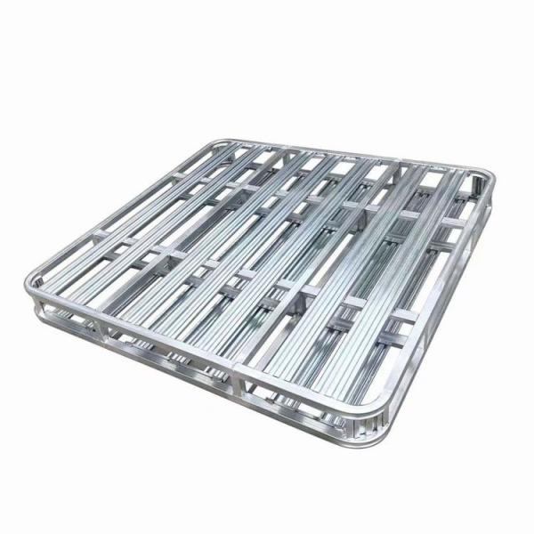 Buy cheap Galvanized Heavy Duty Steel Pallet Warehouse Storage Stackable Metal Pallets from wholesalers
