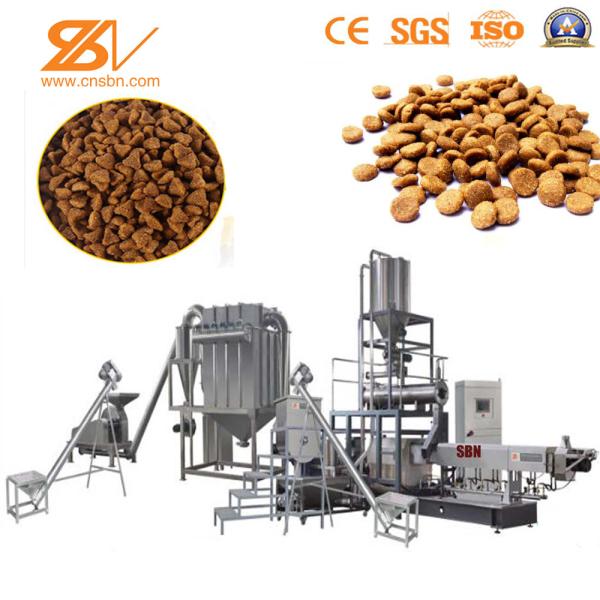 Buy cheap 2 Screw Extruder Dog Food Production Line , Pet Food Extruder Machine from wholesalers