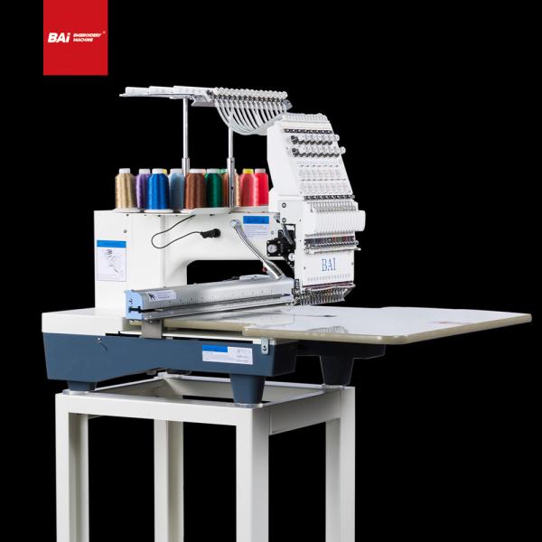 Buy cheap 350mm BAI Home Hat Embroidery Machine 1200rpm Single Head from wholesalers