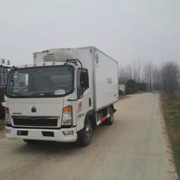 Buy cheap 18t Refrigerated Straight Truck 80R22.5 Small Refrigerated Truck from wholesalers