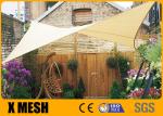 Balcony Roof Triangular Hdpe Sun Shade Net Beige Knitted Customizable