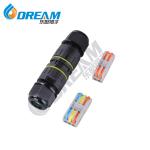 3 Pin Electrical Cable Wire Connector Ip68 Waterproof For Outdoor Junction Box