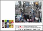 0.75KW Liquid Filling And Capping Machine / Aerosol Paint Can Filling Machine