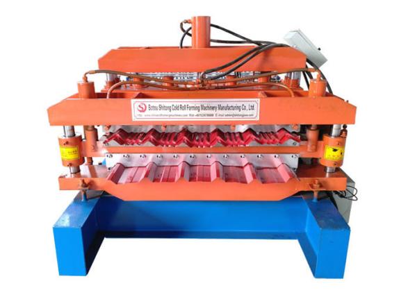 Buy cheap Color Sheet Double Layer Roll Forming Machine Productivity 20-25 M/Min Shaft Diameter 70mm from wholesalers