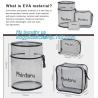Buy cheap ZIPPERED BAGS, makeup cosmetic bag, travel BAG, Cosmetic Swimwear Sand beach Clear Cylinder PVC Bag For Women Makeup Tr from wholesalers