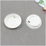 80mm/90mm Sugarcane Cup-Lid ,Leak-Proof Biodegradable Lids Of 8/12 Oz Branded