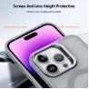 Buy cheap Translucent Backplate Magsafe Phone Case Skin Friedly Camera Stand Cell Phone Cover from wholesalers