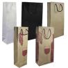 Buy cheap Wholesale Cheap Fancy Carry Packaging Custom Printed Luxury Red Wine Bottle Gift Paper Bag from wholesalers