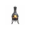 Buy cheap Outdoor Antique Cast Iron Garden Chimney European / American Wood Burning Fireplace from wholesalers