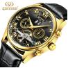 Buy cheap KINYUED Custom Logo Original Luxury Brand Automatic Mechanical Tourbillon Watch Men from wholesalers