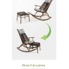 Buy cheap UV Resistant Outdoor Garden Leisure PE Rattan Rocking Chair With Customized Logo from wholesalers