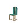 Buy cheap Fashionable Nordic Leather Padded Dining Chairs from wholesalers