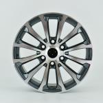 Machined Replica 6x139.7 Black Wheels Toyota 18 Inch Rims OEM 60.1