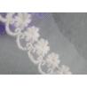Buy cheap French Floral Embroidered Cotton Mesh Lace Trims Soft Handing For Child Dresses from wholesalers