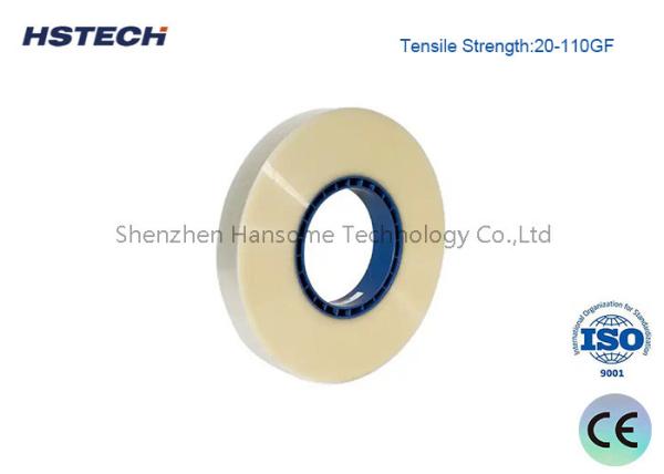 Buy cheap SMD Component Counter Cover Tape: Transparent Hot Sealing PET Material, 0.2Mpa Sealing Pressure, Width 9.3mm from wholesalers