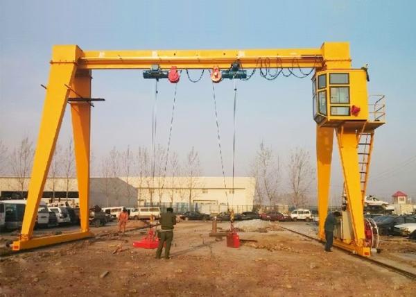 Buy cheap 10 Ton 16 Ton 20 Ton Single Beam Gantry Crane Outdoor Using MH Model from wholesalers