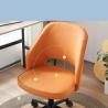 Buy cheap GENUINE LEATHER Office Chair with Wheels and Lumbar Support Black Brown or Brown from wholesalers