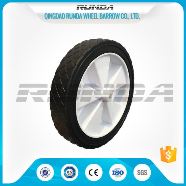Buy cheap PP Rim Rubber Wagon Wheels / Swivel Wheels 6"X1.5" Size Wear Resistance from wholesalers