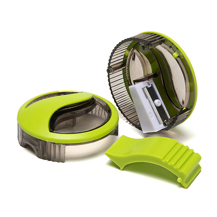 Cool Single Hole Covered Pencil Sharpener Round Shape