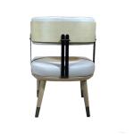 Unfolded Leatherette Dining Chairs Commercial Hotel Furniture OEM For Restaurant