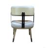 Buy cheap Tufted Leather Upholstered Dining Room Chairs Bulk Without Armrest from wholesalers