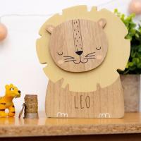 Buy cheap Personalised Engraved Lion Money Box Bank Kids Savings Pocket Money Piggy Bank product