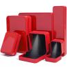 Buy cheap Rectangle LED Lighted Leather Jewelry Box , Custom Jewellery Boxes wholesale from wholesalers
