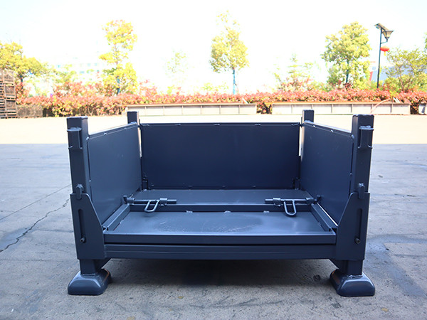 Fold Collapsible Pallet Cage With 1000kg - 2000kg Load Bearing Capacity