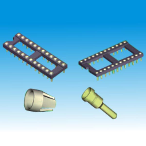 Buy cheap 7.43mm Length PBT Insulator SMT Male Connector IC Socket 3.0A from wholesalers