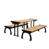Buy cheap L1500W650H750mm Patio Wood And Metal Picnic Table product