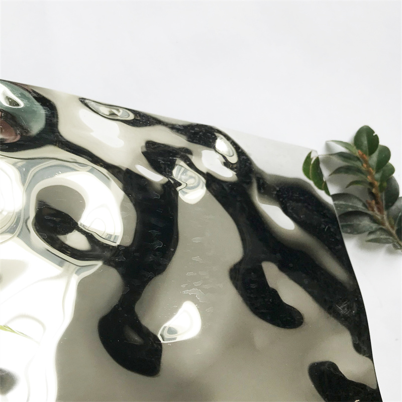 310 S31020 1.4841 Decorative 3D Water Wave Color Stainless Steel Plate For Restaurant