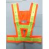 Buy cheap Orange Yellow LED Light Safety Vests Polyester Safety Vest 120 Grams from wholesalers