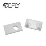 Square Wall Mounted LED Aluminum Channel Tilt LED Strip Lighting Installation