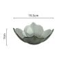 Buy cheap Hand Made Flower Shape Solid Color Glass Bowl from wholesalers