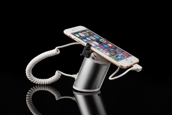 COMER anti-theft alarm for smartphone clip charging stands security retail