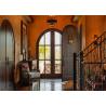 Buy cheap Exterior Solid Wood Doors , Double Open Grill Main Solid Wood Front Entry Doors from wholesalers