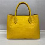 Authentic Crocodile Belly Skin Women Totes Purse Female Handbag Genuine