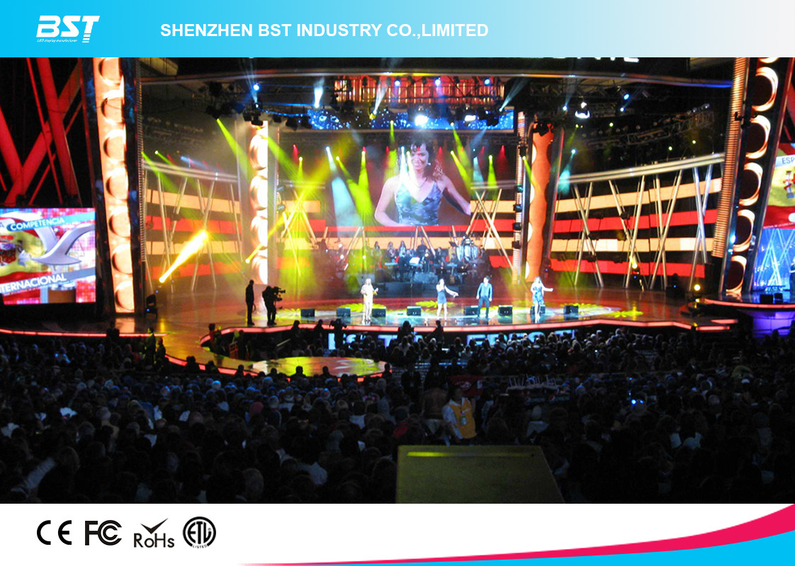 Ultral Thin Rental Led Display Screen Pixel Pitch 4mm Indoor Led Display Billboard