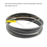 High Carbon Bandsaw Blades for Wood Working (Black Hardened) Size:1400mmx10x14T
