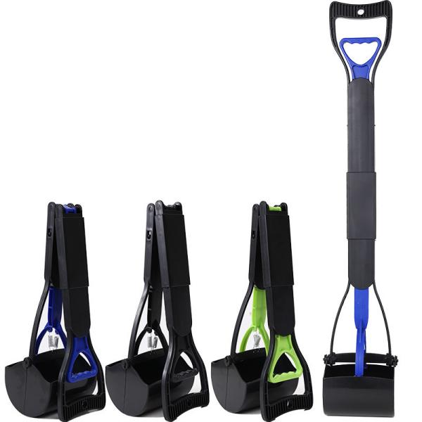 Buy cheap Black Pet Poop Picker Lightweight Plastic Cat Litter Scoop For Dogs 80x13.5x13cm from wholesalers