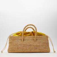 Buy cheap Soft Oversized Beach Basket Straw Tote Bag With Rounded Handles product