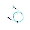 Buy cheap Female To Male Fiber Patch Cord OM3 3M MPO MTP Trunk Cables Aqua Blue from wholesalers