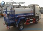 Foton 3000L Carbon Steel Construction Water Truck / Stainless Steel Water Truck