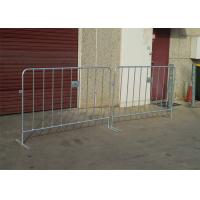 Buy cheap Electric Galvanized Temporary Fencing Crowd Control Barriers Metal Pedestrian product